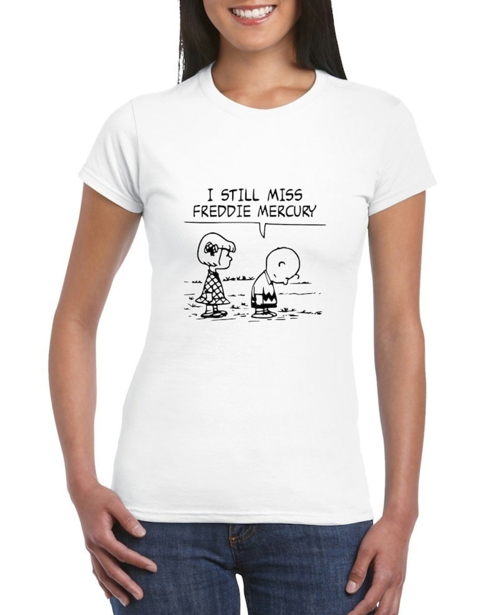 I Still Miss Freddie Mercury Ladies T-Shirt
